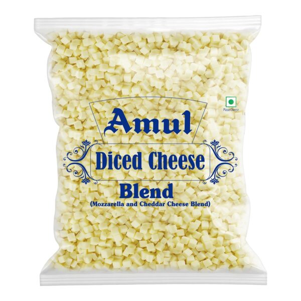 Amul - Cheese (Diced Blend), 1 Kg