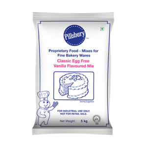 Pillsbury - Classic Egg Free Vanilla Flavoured Mix, 5 Kg