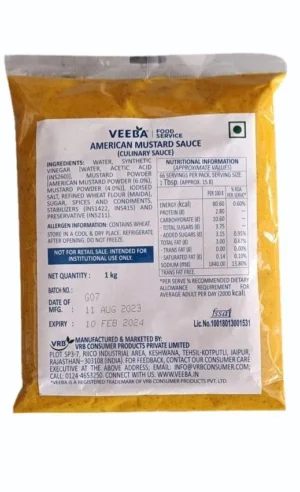 Veeba - American Mustard Sauce, 1 Kg