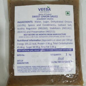 Veeba - Sweet Onion Sauce, 1 Kg