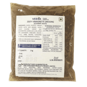 Veeba - Zesty Vinaigrette Dressing, 1 Kg