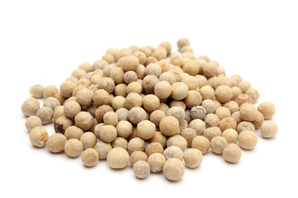 White Pepper Whole (Safed Mirchi), 100 gm