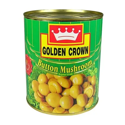 BUTTON MUSHROOM IN BRINE (INDIAN) Golden Crown 800gm