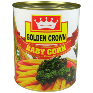 Golden Crown BABY CORN IN BRINE, 850gm