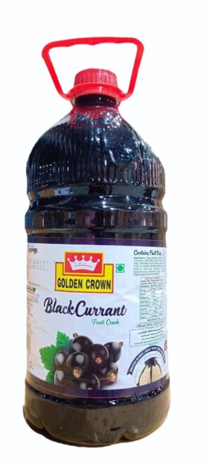 Golden Crown BLACK CURRANT FRUIT CRUSH 5LTR