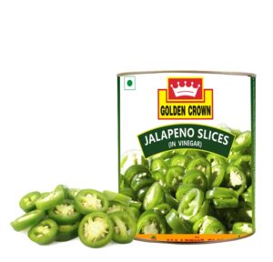 Golden Crown JALAPENO SLICE IN VINEGAR 3Kg