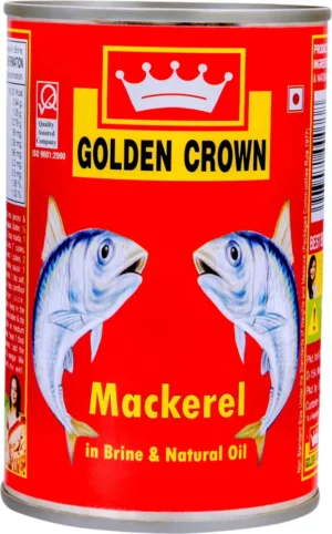 Golden Crown MACKEREL FISH IN BRINE 425g