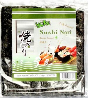 Yoka Sushi Nori Seaweed Sheet-Pack of 10, 28gm